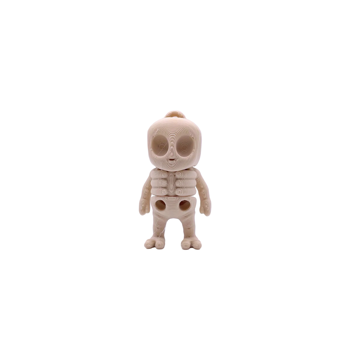 Alien Skelton flexi fidget key charm toy 3dprinted