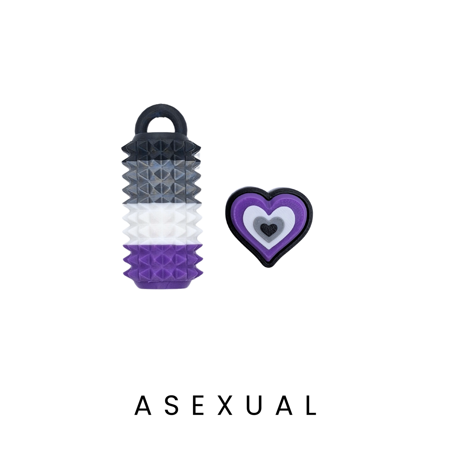 Asexual Pride Fidgets Rainbow | THIS IS ME Collection Dans Fidget Foundry | Pain Stim Clicker