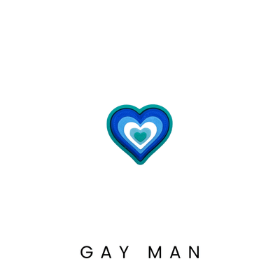 Gay Man Fidgets heart clicker