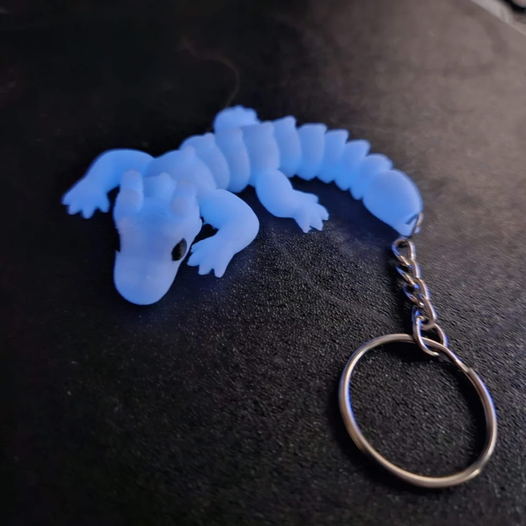 Glow Dragon Keyring