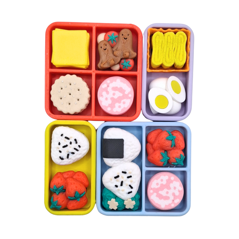 Lunchbox bento style clickers, sensory tool, fidget toy for kids and adults