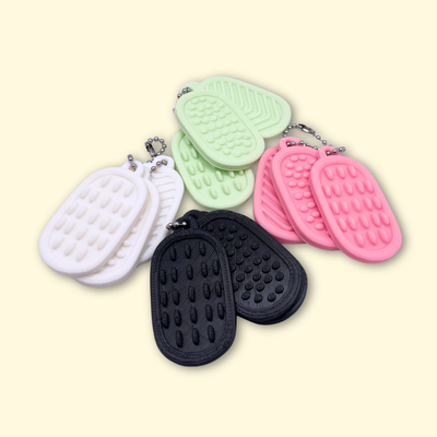 sensory texture tags fidget toys