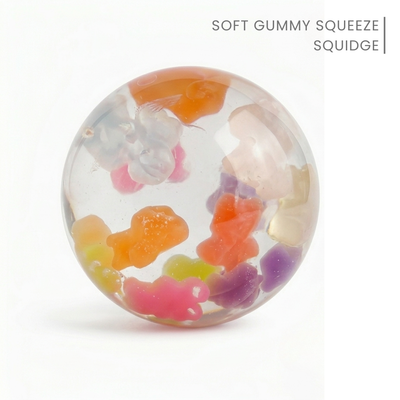 SQUIDGE Soft Gummy Squishie fidget sensory toy
