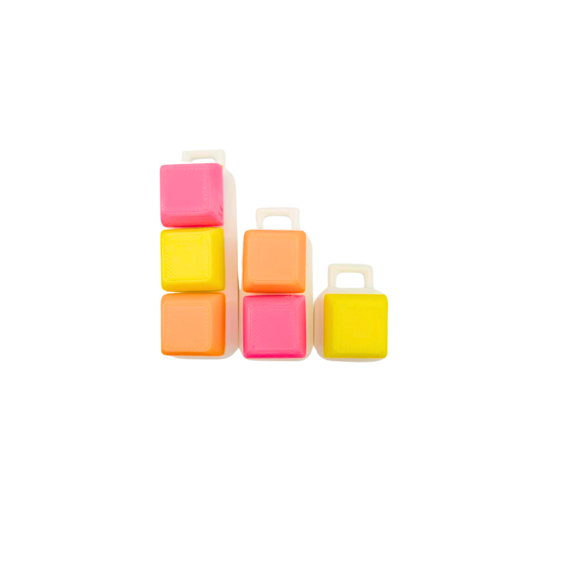 Neon Clicker Keyrings
