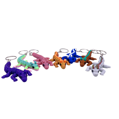 Elemental Dragon Keyrings