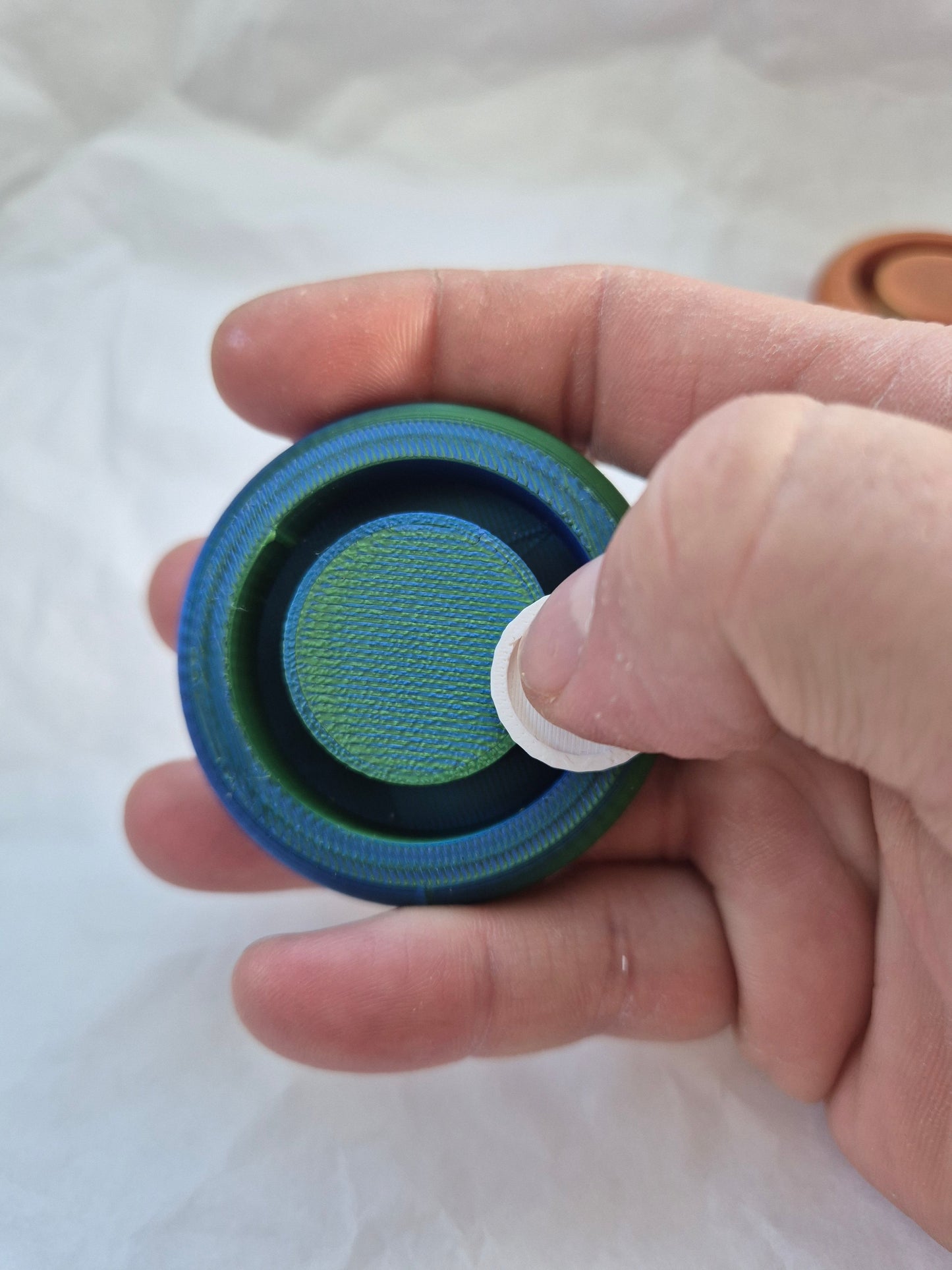 3dFidgets Finger Spin - Stress Relief Toy for Adults with ADHD and Autism