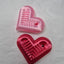 3dFidgets - heartSnap - Magnetic snap finger toy in heart shape with textured inside perfect for ADHD, autism and neurodivergent people