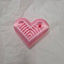 3dFidgets - heartSnap - Magnetic snap finger toy in heart shape with textured inside perfect for ADHD, autism and neurodivergent people