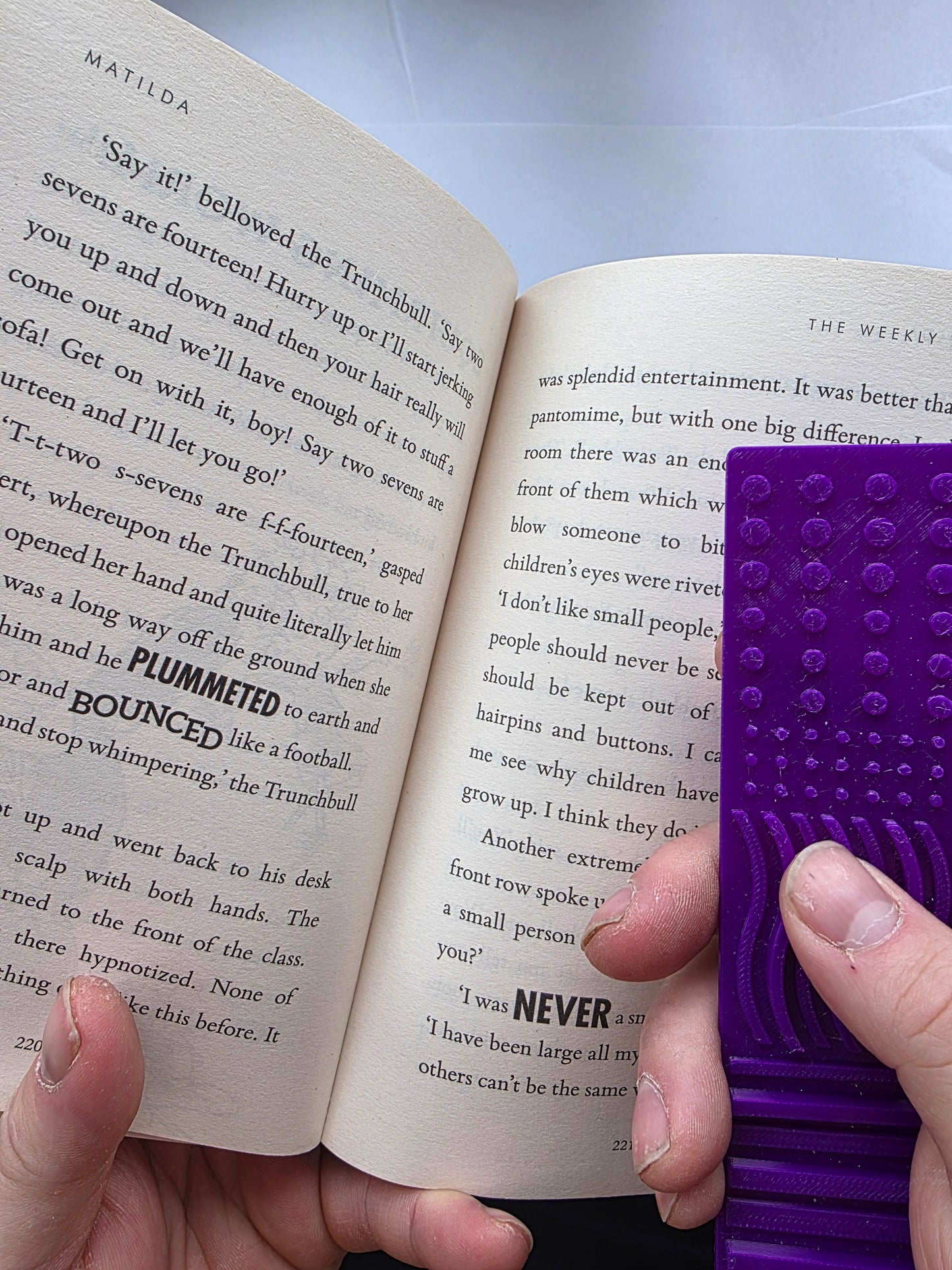 3dFidgets Sensory Bookmark - Perfect for Stress Relief and relaxation tool