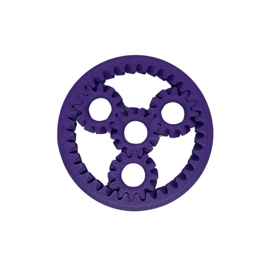 Purple Fidget Spinner Gear