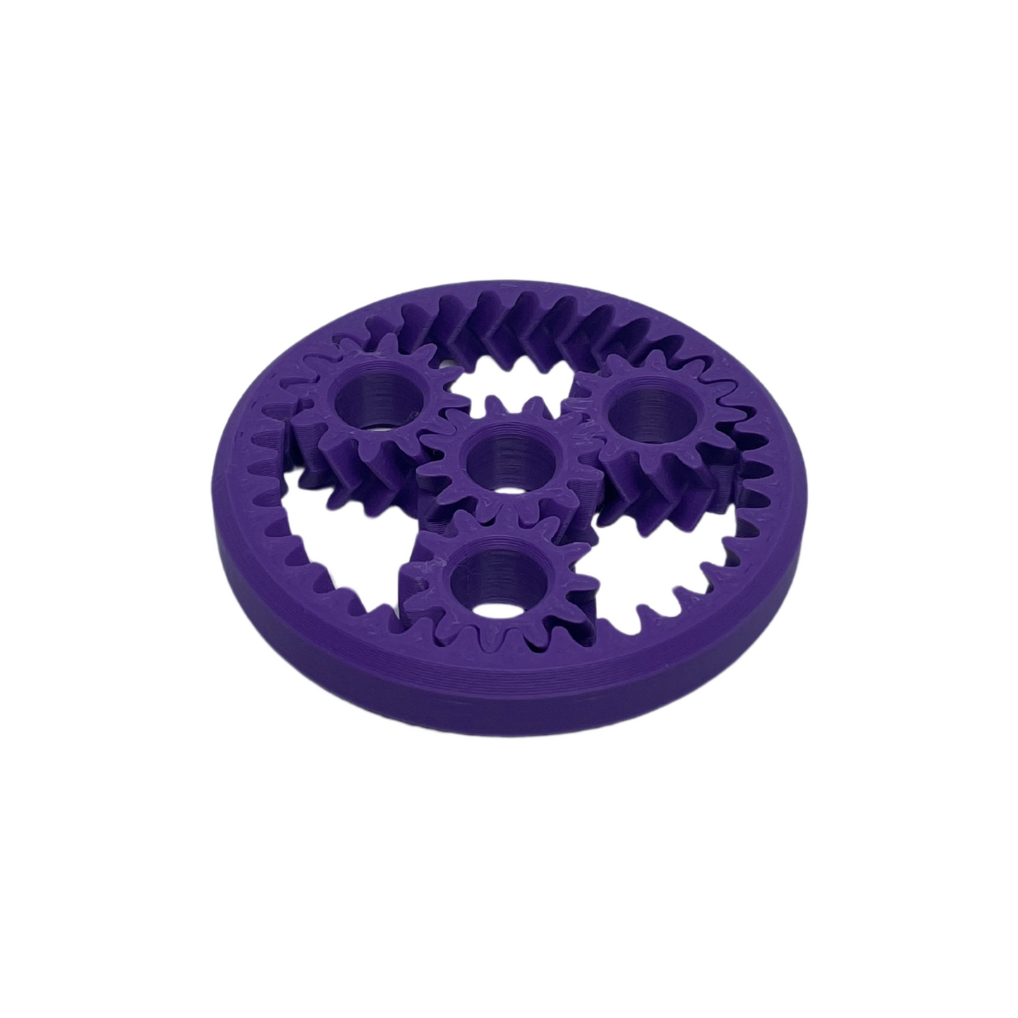 Purple Fidget Spinner Gear