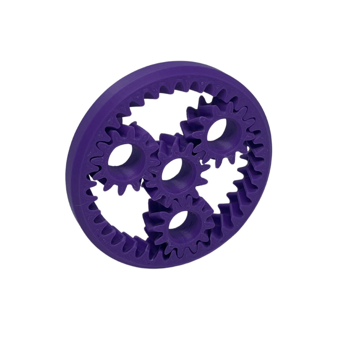 Purple Fidget Spinner Gear