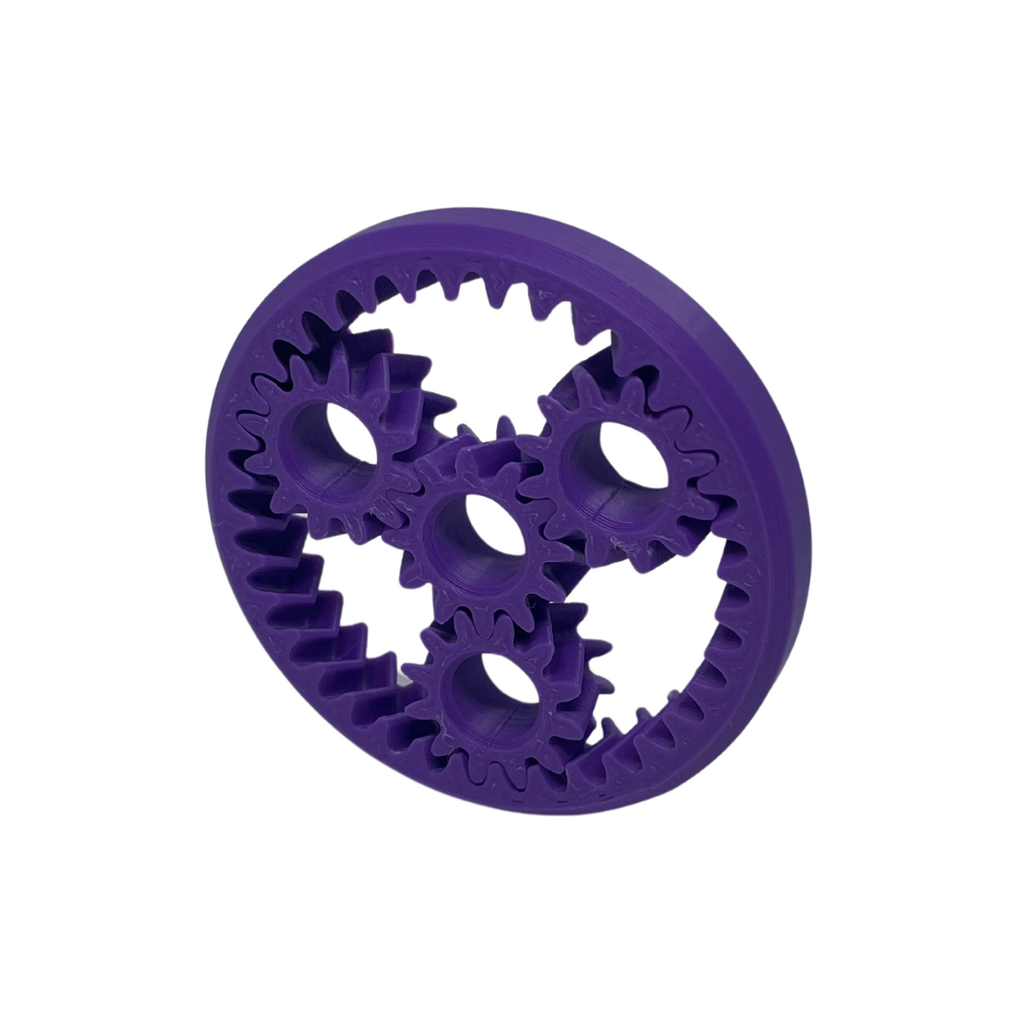 Purple Fidget Spinner Gear