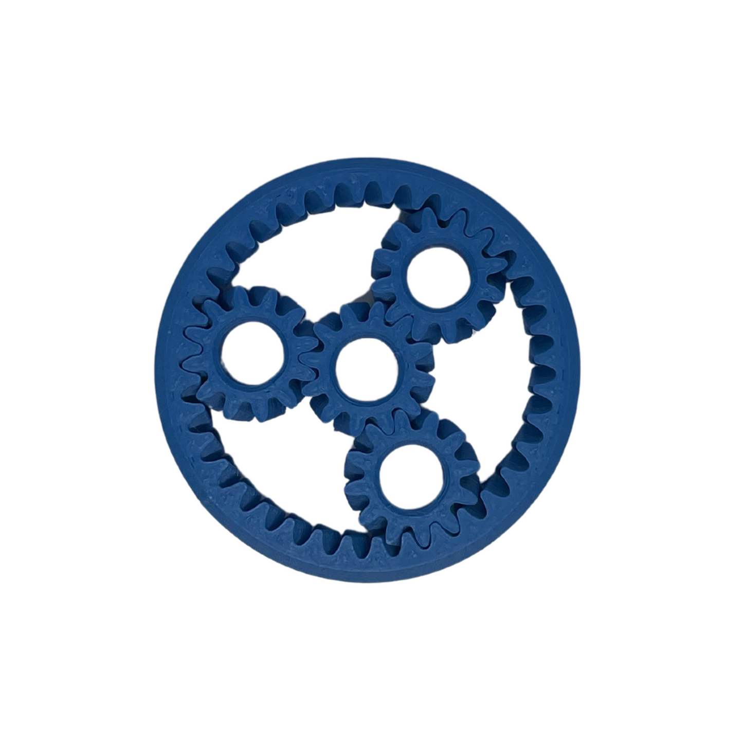 Blue Fidget Spinner Gear