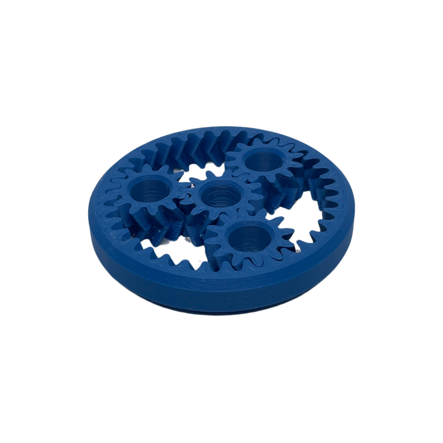 Blue Fidget Spinner Gear