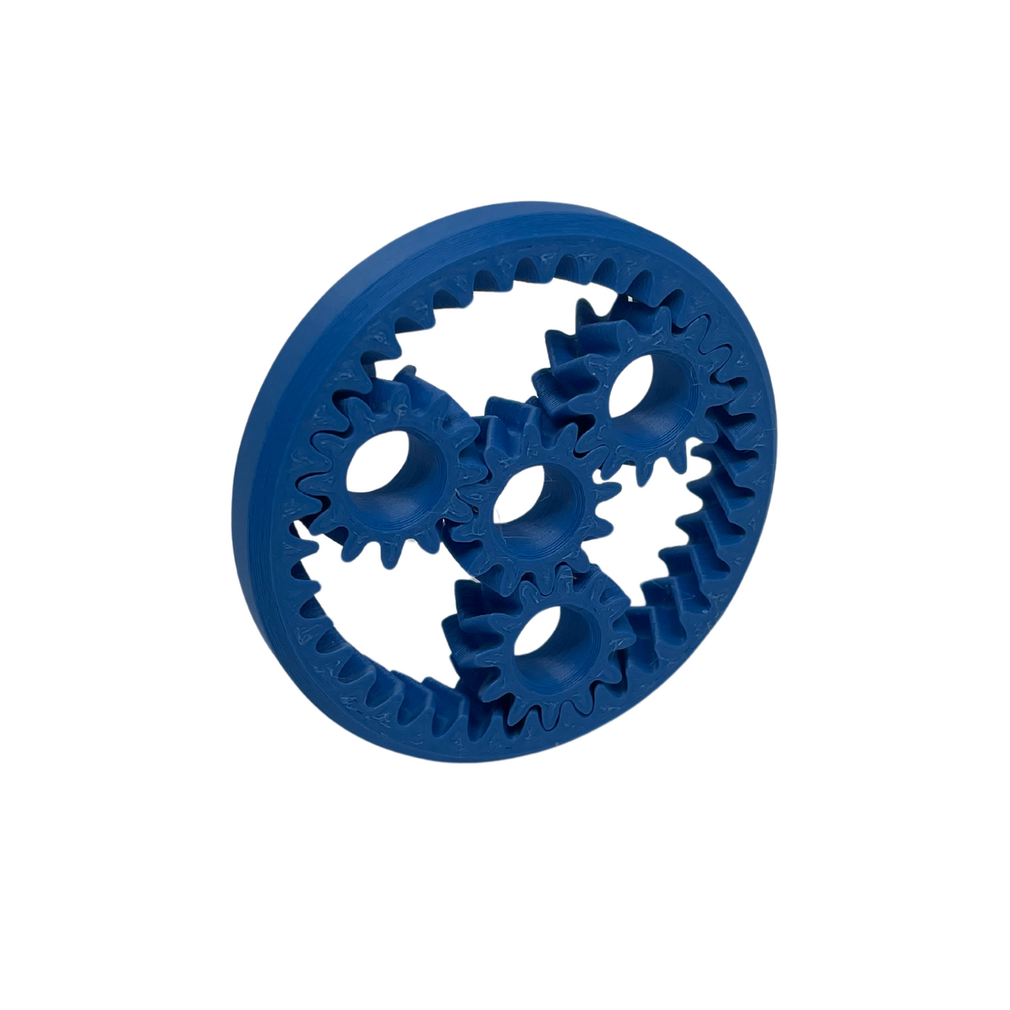 Blue Fidget Spinner Gear