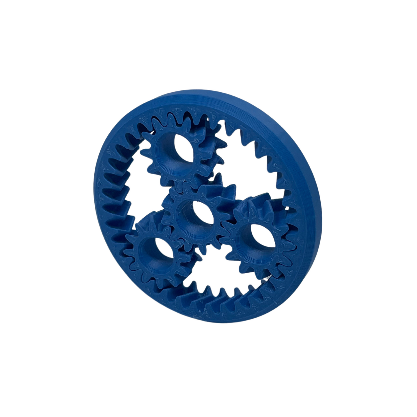 Blue Fidget Spinner Gear