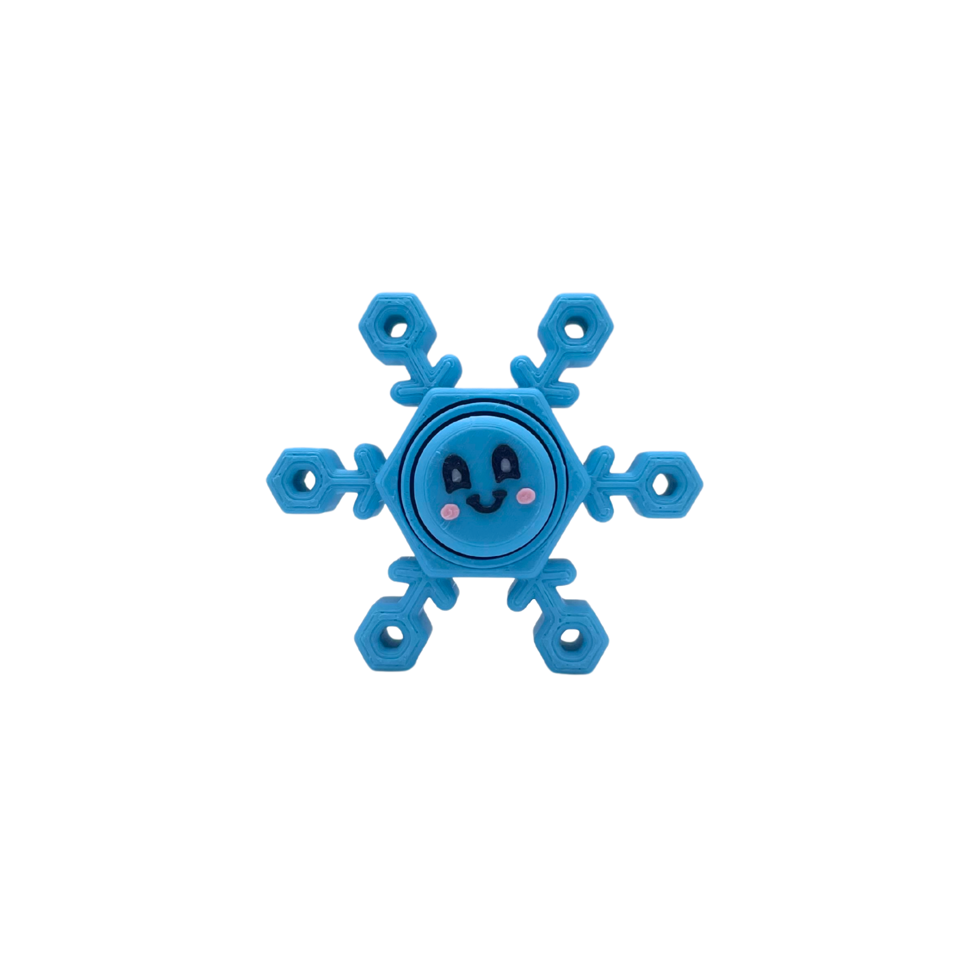 Spiny Fidget Spinny Snowflake Clicker – Dans Fidget Foundry