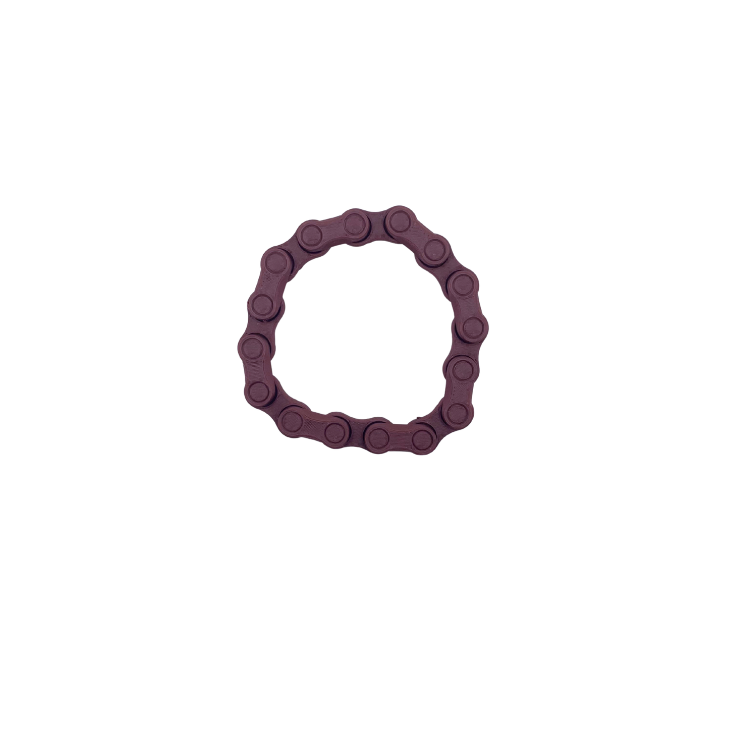Flexi Chain Links large burgundy fidget toy