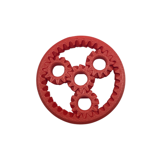 Red Fidget Spinner Gear