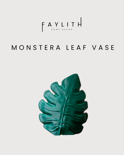 Monstera Leaf Vase