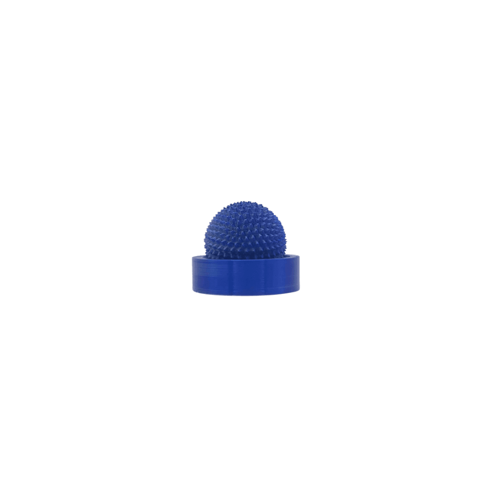 spike sphere, pain stim fidget toy with stand titan blue