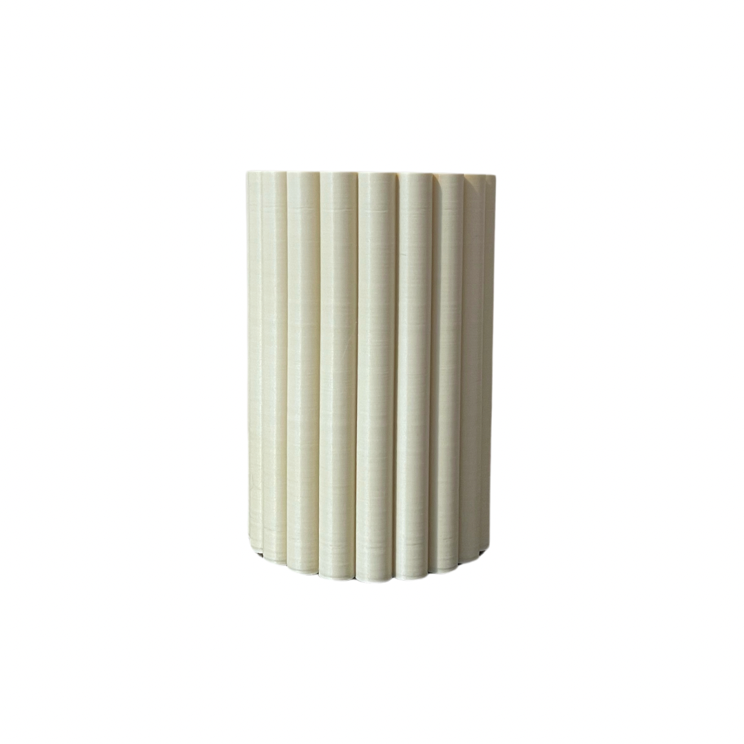 Terra Ribbed Vase
