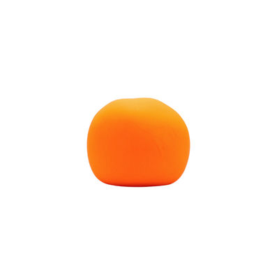 colour changing squishy balls orange with a pink dough filling