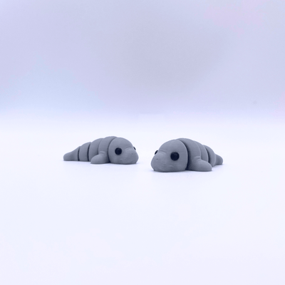 Manatee Keyring
