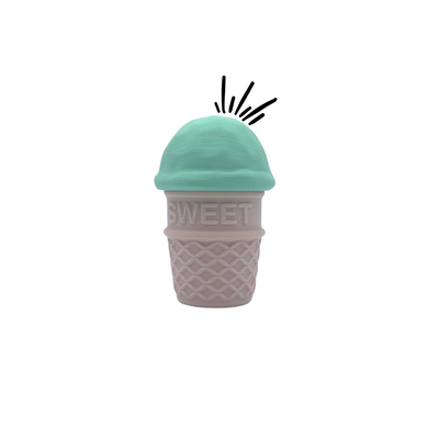 mint green ice cream clicker fidget toy