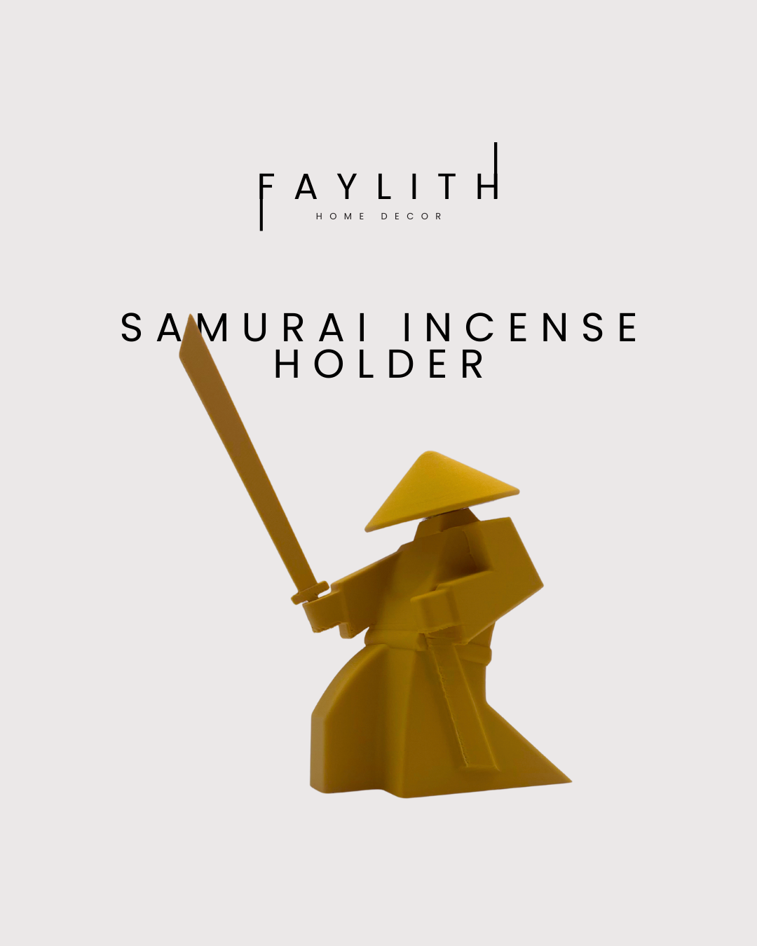 Samurai Incense Holder