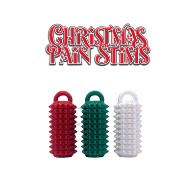 Christmas Pain Stims with festive design, portable stress and pain relief tool perfect for holiday comfort and relaxation.