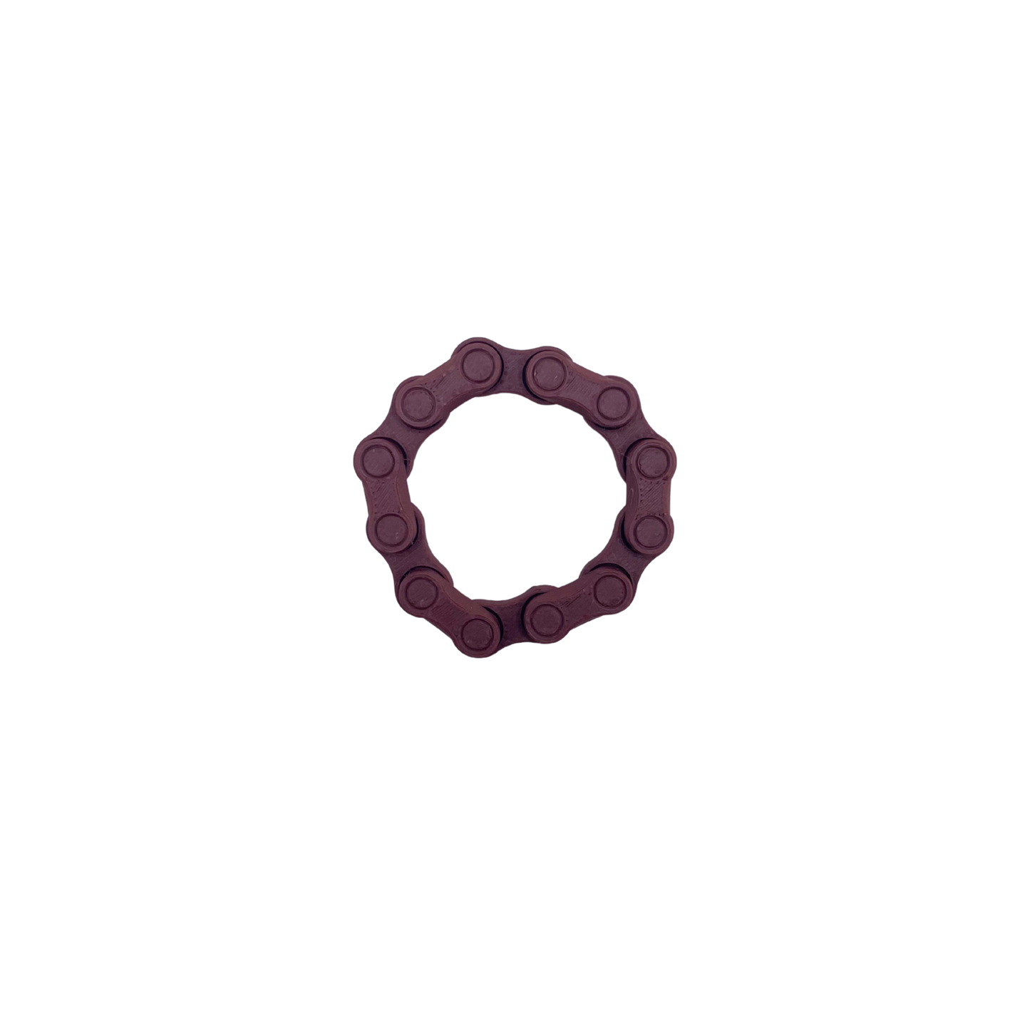 Flexi Chain Links burgundy medium fidget toy