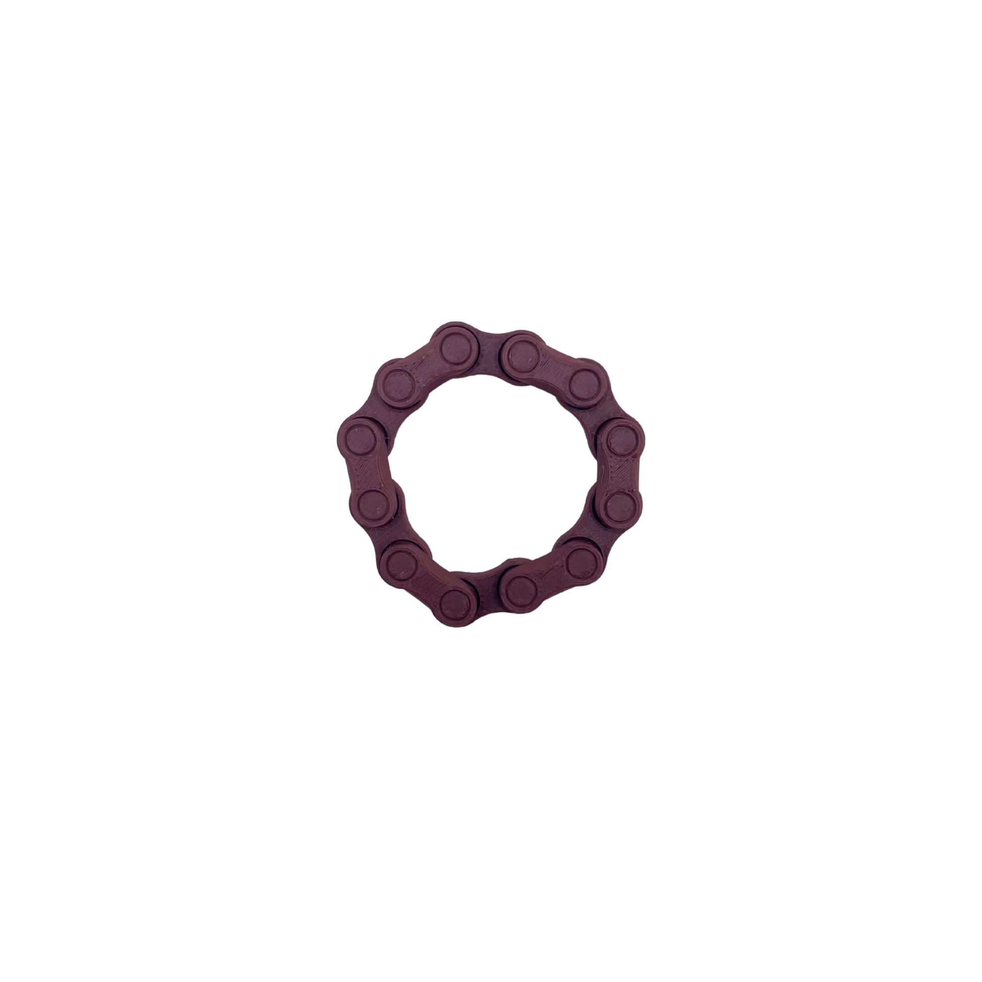 Flexi Chain Links burgundy medium fidget toy