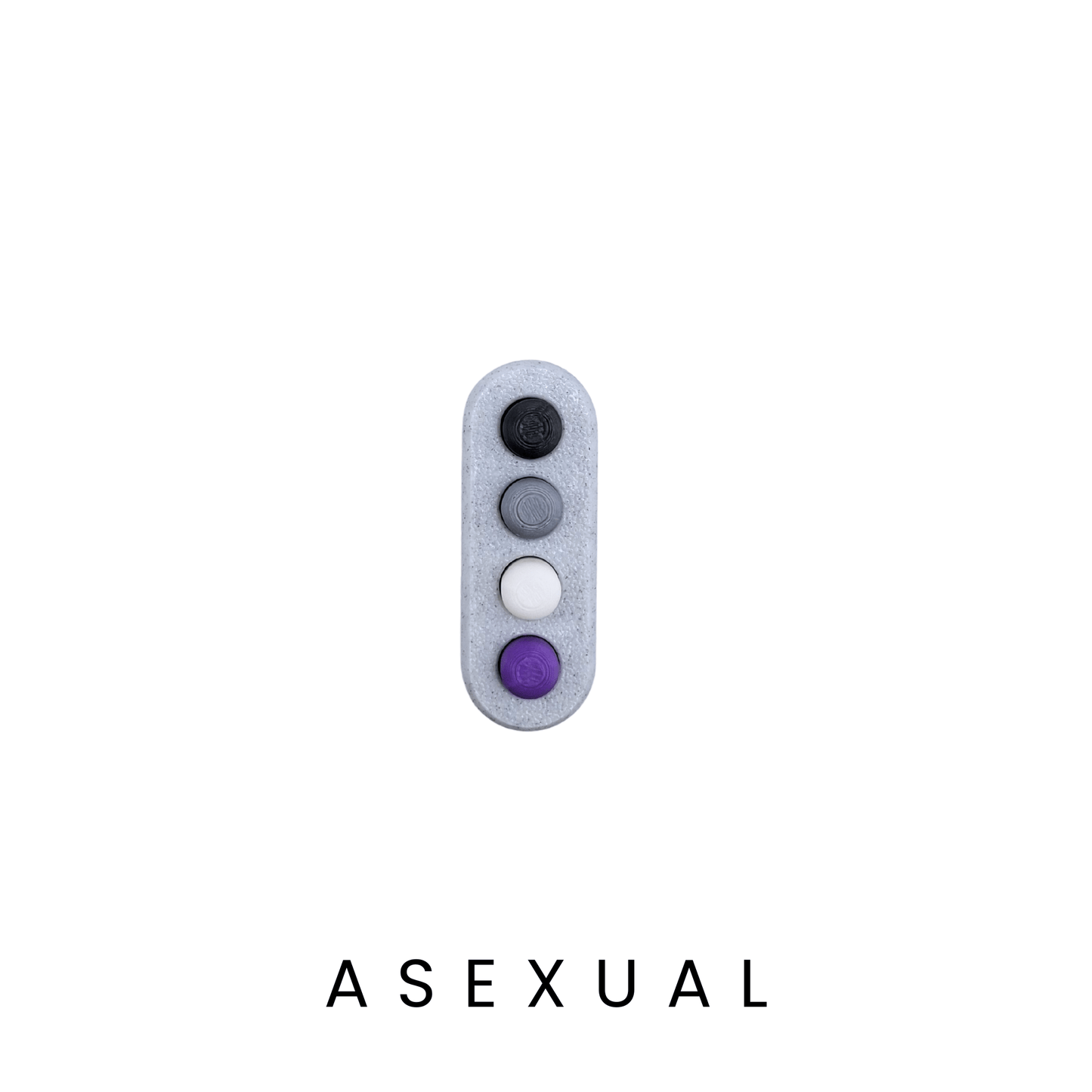 Asexual Fidgets push button fidget toy