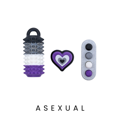 Asexual Pride Fidgets Rainbow | THIS IS ME Collection Dans Fidget Foundry | Pain Stim Clicker Popit