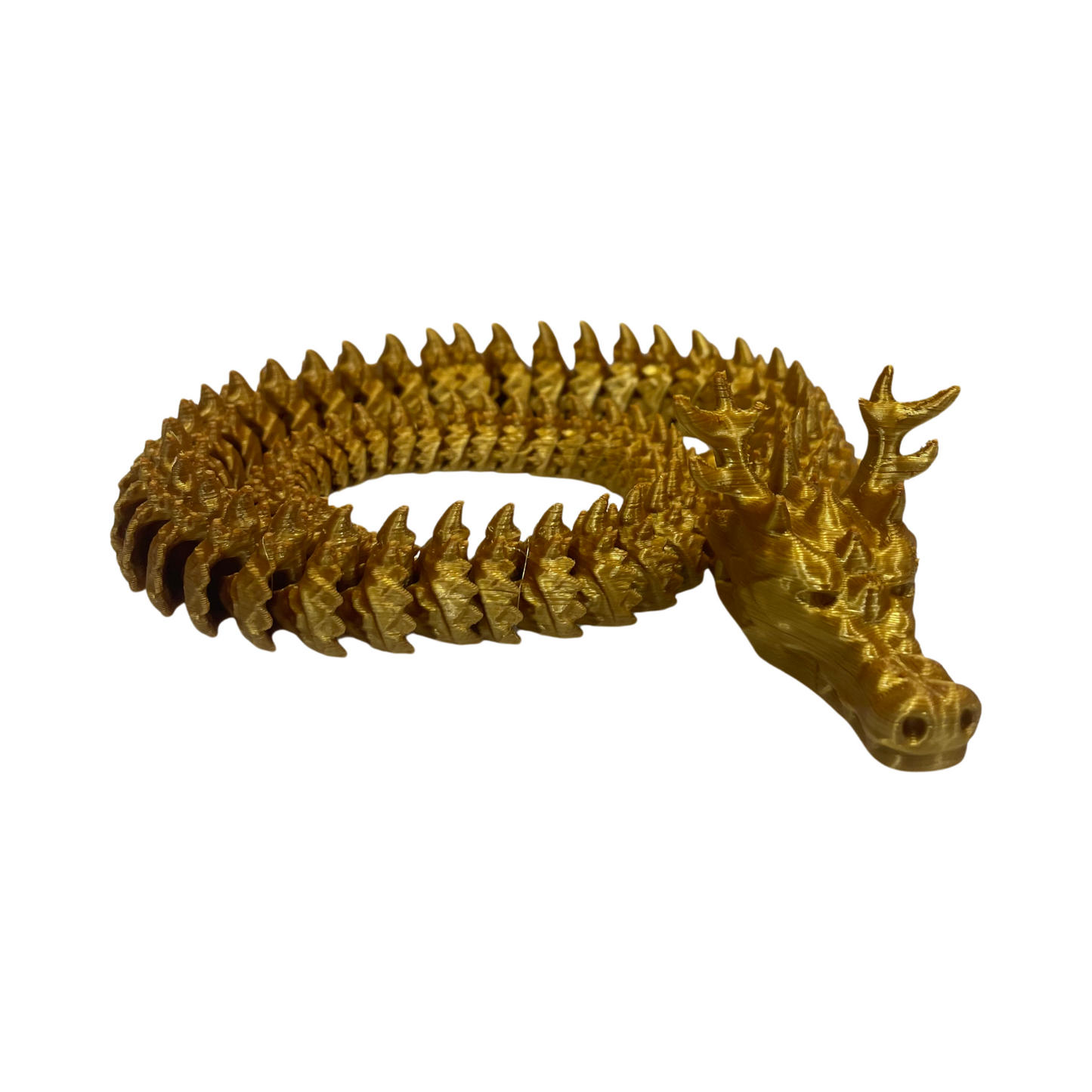 Long Gold Dragon Fidget Toy