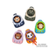 Animal backpack clicker collectable and customisable sensory tactile fidget toy with Halloween addition