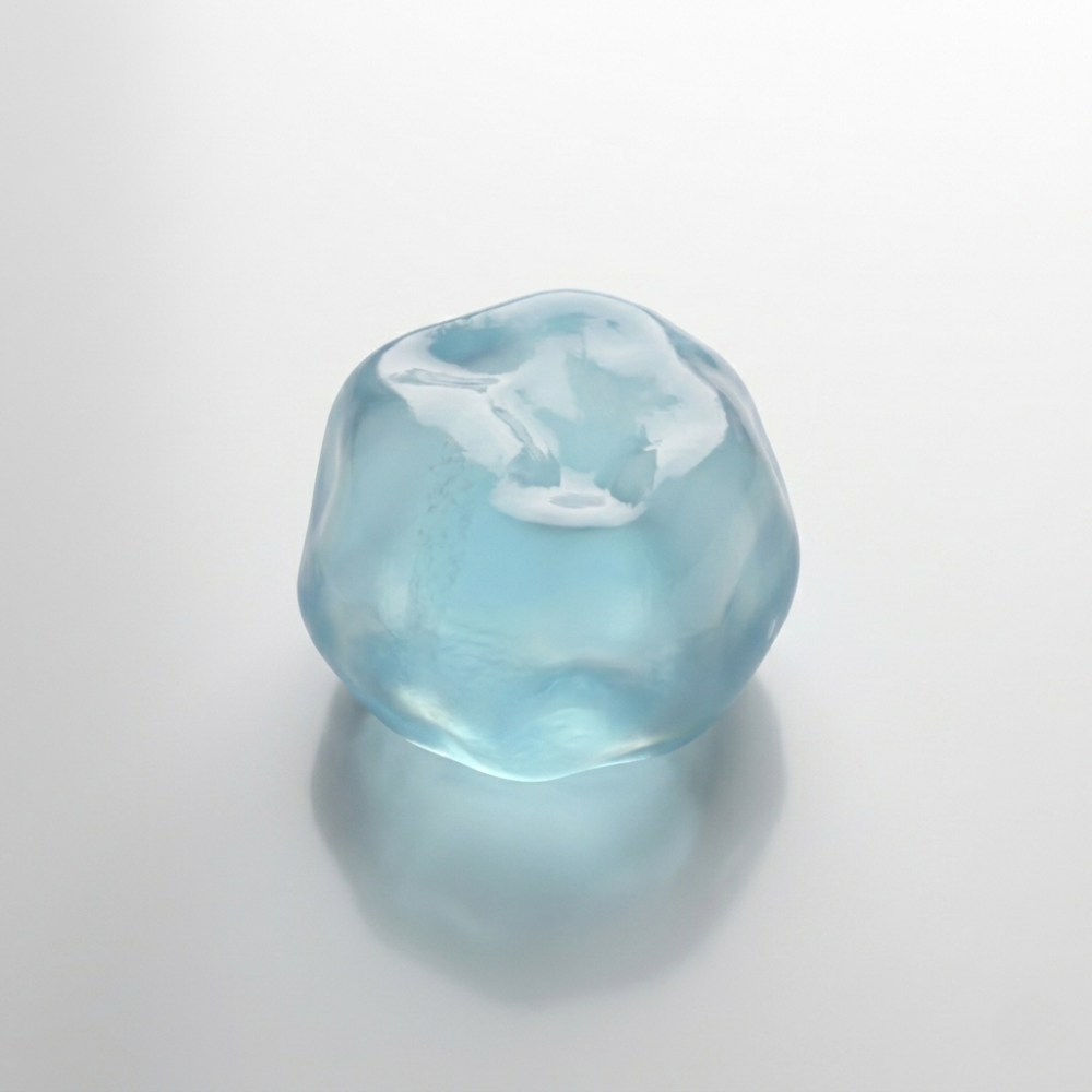 Coco squish coconut oil filled squishy blue colour