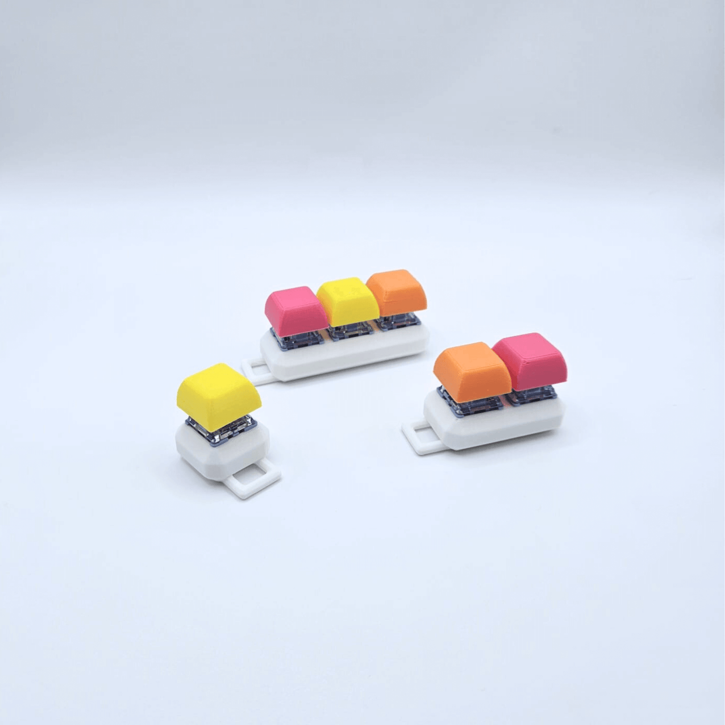 Neon Clicker Keyrings