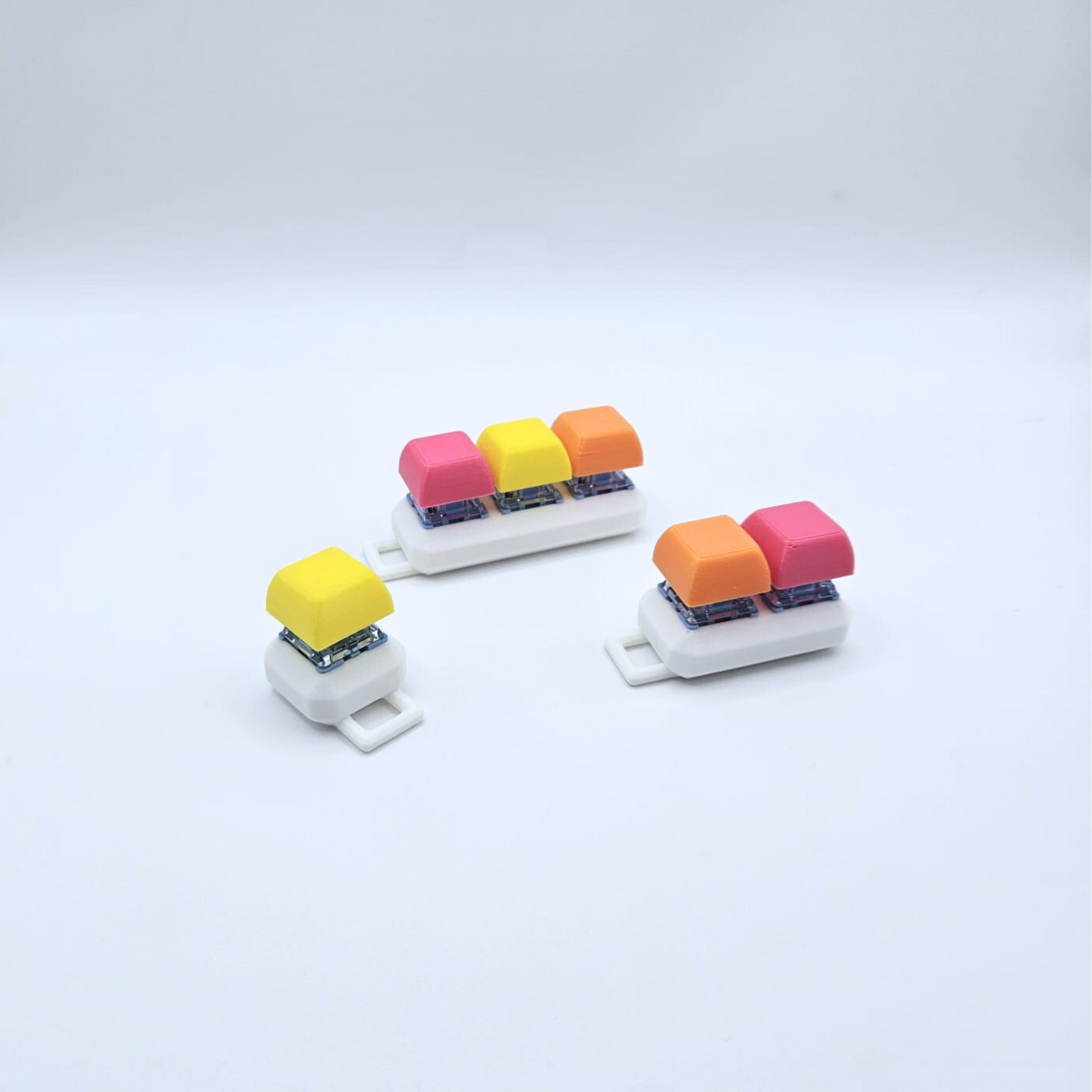 Neon Clicker Keyrings