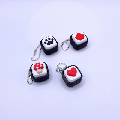 Pictogram Clickers fidget toys with crisp ASMR clicks, unique designs for stress relief, focus, and sensory satisfaction.