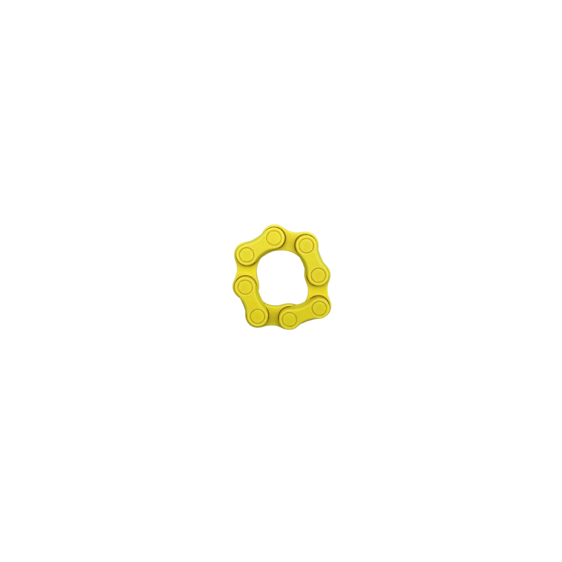 Flexi Chain Links yellow small  fidget toy