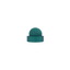 spike sphere, pain stim fidget toy with stand emerald green small