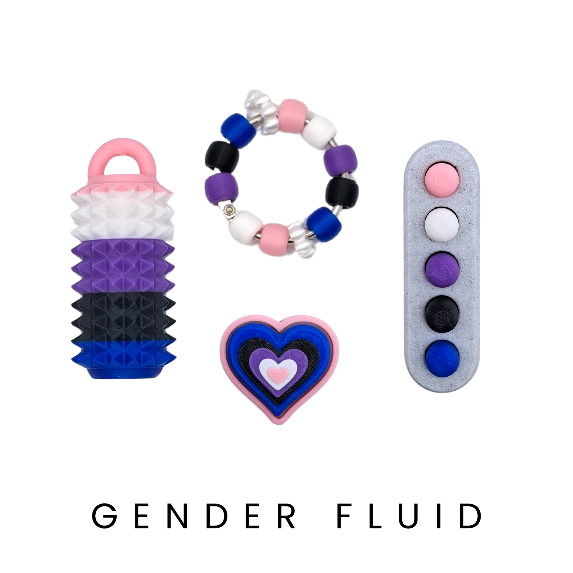 Gender fluid fidget toys