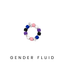 Gender fluid fidget loop sensory toy