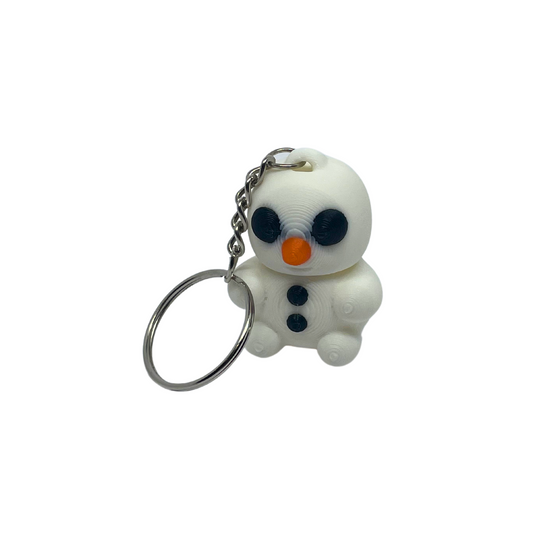 Snowman Keyring