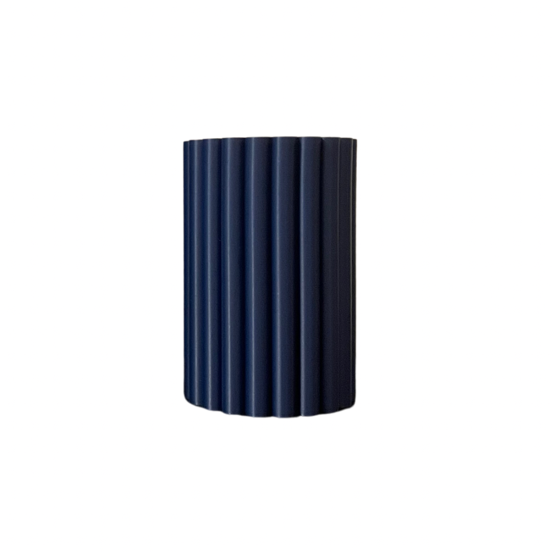 Ribbed Tube Vase