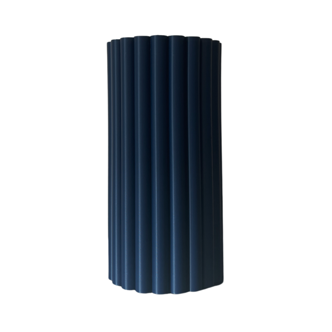 Ribbed Tube Vase