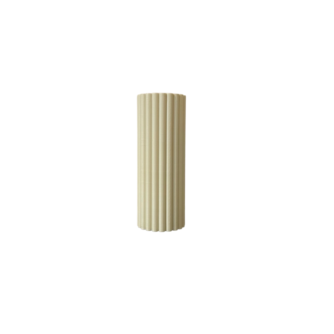 Ribbed Tube Vase